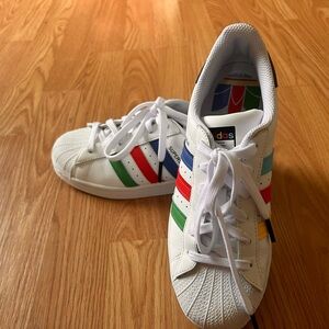 Adidas Multicolor Striped Sneakers
